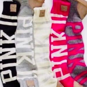 Victoria’s Secret PINK Mukluk Knee High Sweater Boot New Excellent Condi…